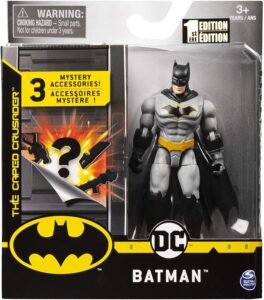 dc batman 2020 batman (rebirth) 4-inch action figure by spin master