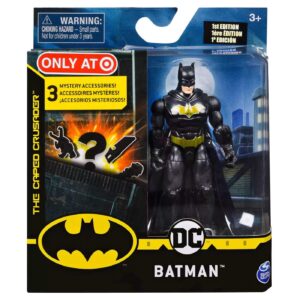 dc batman 2020 batman (target exclusive) 4-inch action figure by spin master