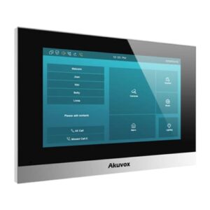 Akuvox C315W-S Indoor SIP Monitor Android Version 7" Capacitive Touch Screen WiFi Installation Bracket Included Silver