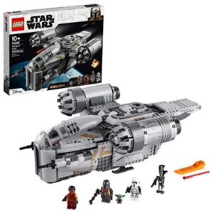 lego star wars the razor crest 75292 mandalorian starship toy, gift idea for kids, boys and girls with the child 'baby yoda' minifigure (exclusive to amazon)