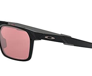 Oakley Men's OO9460 Portal X Rectangular Sunglasses, Polished Black/Prizm Dark Golf, 59 mm