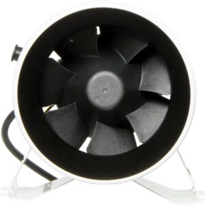 6" Inline Jetfan with Speed Control, 350 CFM.