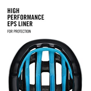 POC, Ventral Air Spin NFC Bike Helmet for Road Cycling, Uranium Black/Hydrogen White, Large