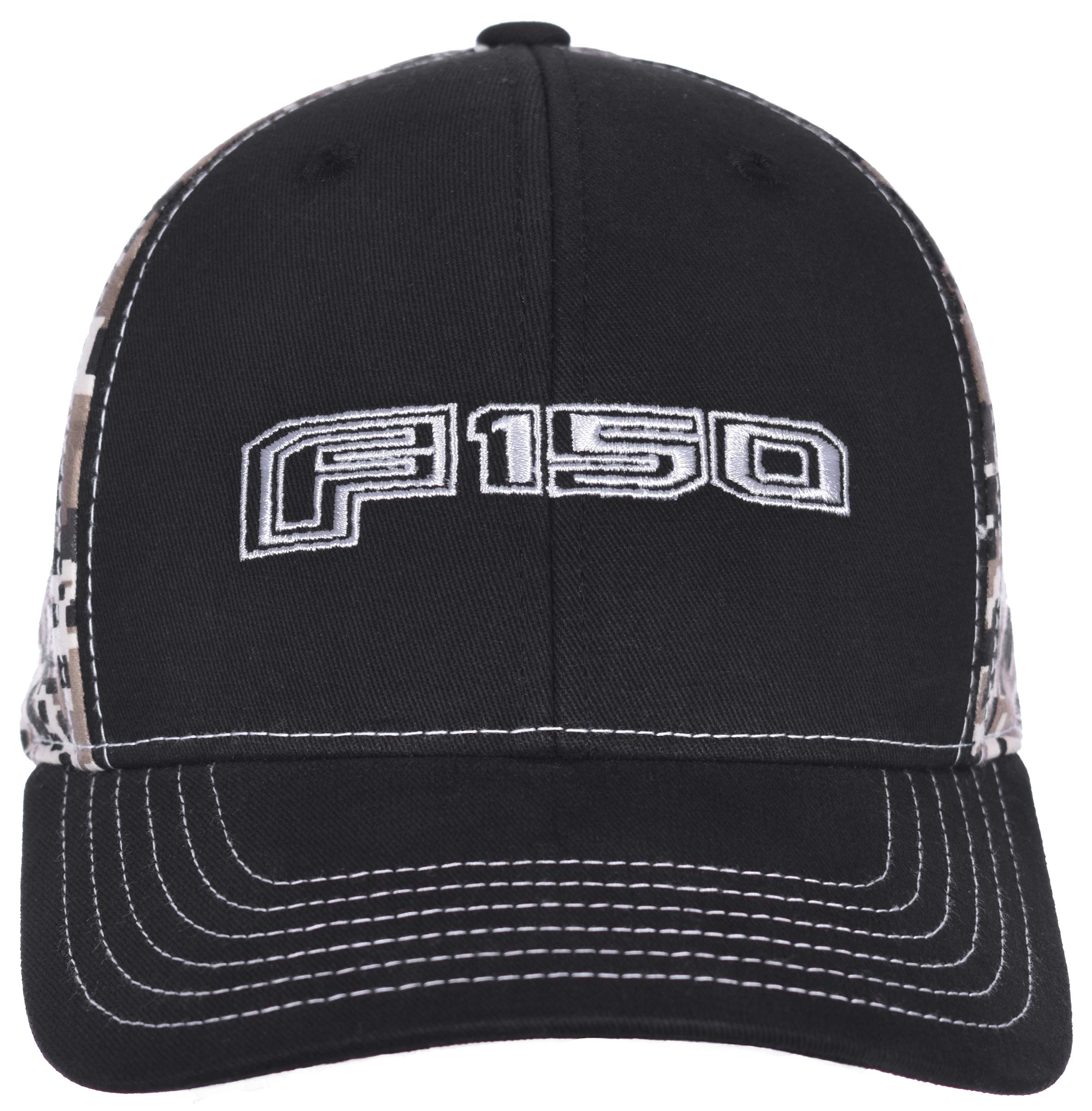 Checkered Flag Men's Ford F150 Adjustable Black & Digi Camouflage back Baseball Cap / Hat