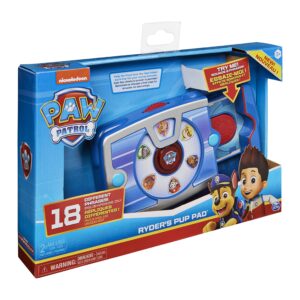 Paw Patrol, Ryder’s Interactive Pup Pad with 18 Sounds, for Kids Aged 3 and Up, includes 1 Instruction Sheet