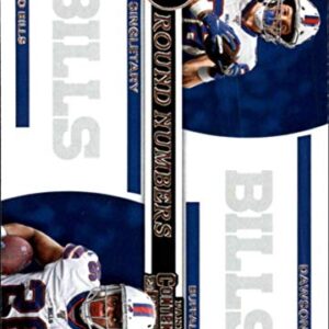 2019 NFL Contenders Round Numbers #16 Dawson Knox/Devin Singletary Buffalo Bills RC Rookie Official Panini Football Trading Card