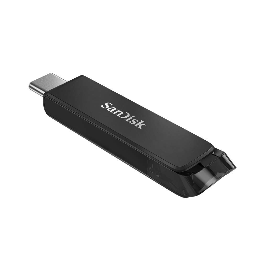 SanDisk Ultra USB Type-C Flash Drive 128GB (SDCZ460-128G-G46) Bundle with (1) Everything But Stromboli Lanyard