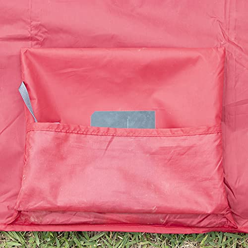 MSR Universal 6-Person Tent Footprint Tarp, Large - 117 x 97 Inches, Red