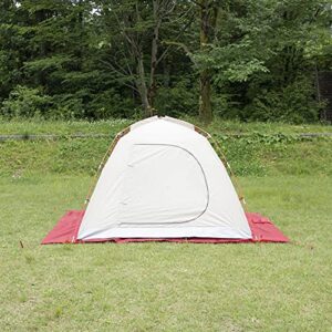 MSR Universal 6-Person Tent Footprint Tarp, Large - 117 x 97 Inches, Red