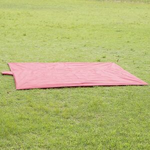 MSR Universal 6-Person Tent Footprint Tarp, Large - 117 x 97 Inches, Red