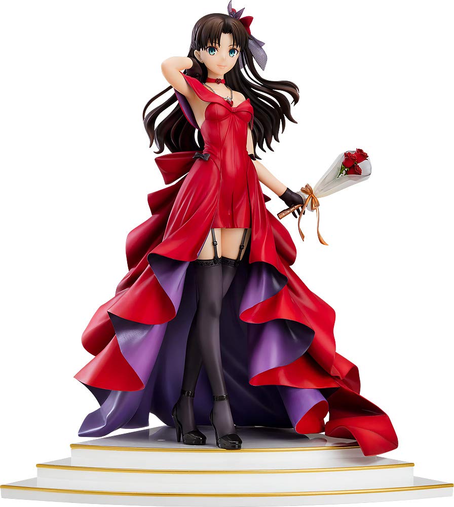 Good Smile Fate/Stay Night 15th Celebration Project: Rin Tohsaka 1:7 Scale PVC Figure, Multicolor