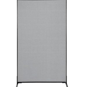 Global Industrial 36-1/4"W x 72" H Freestanding Office Partition Panel, Gray