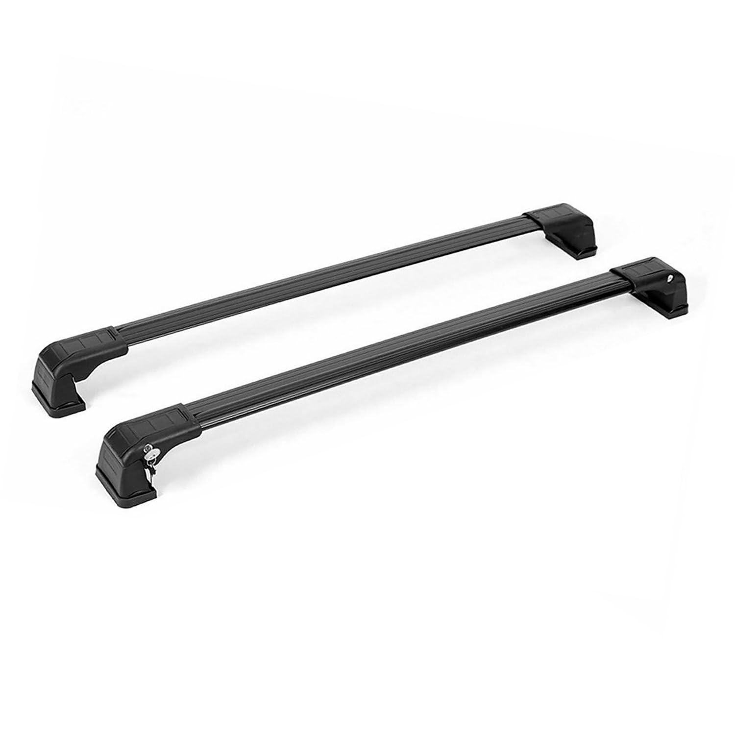 OMAC Roof Rack Cross Bars Carrier Aluminium for Ford Transit Connect 2010-2013 Black 2 Pcs Anti-Theft for Travel Kayak Canoe Surf Ski Snowboard Camping