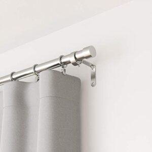 Umbra Cappa 1-Inch Curtain Rod, Includes 2 Matching Finials, Brackets & Hardware, 120 to 180-Inches, Nickel