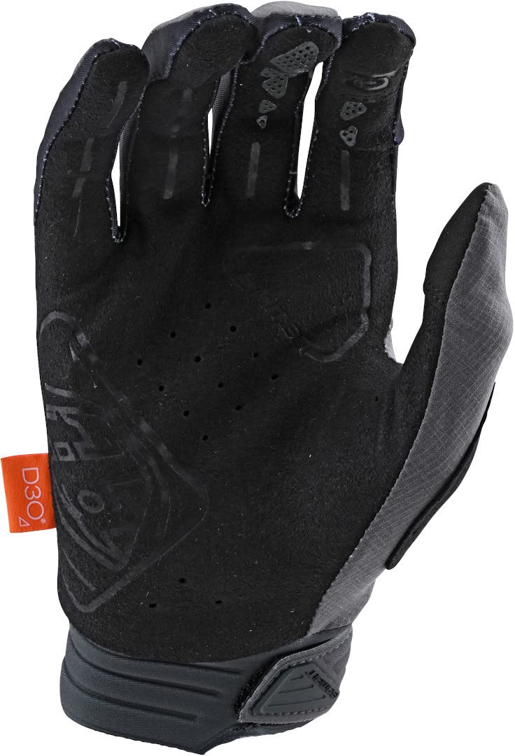 Troy Lee Designs Motocross Motorcycle Dirt Bike Racing Mountain Bicycle Riding Gloves, Gambit Glove (Charcoal, Small)