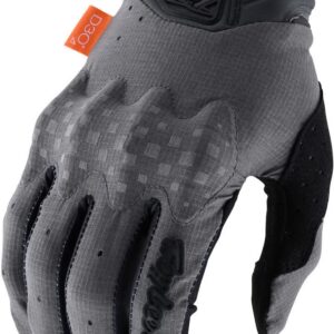 Troy Lee Designs Motocross Motorcycle Dirt Bike Racing Mountain Bicycle Riding Gloves, Gambit Glove (Charcoal, Small)