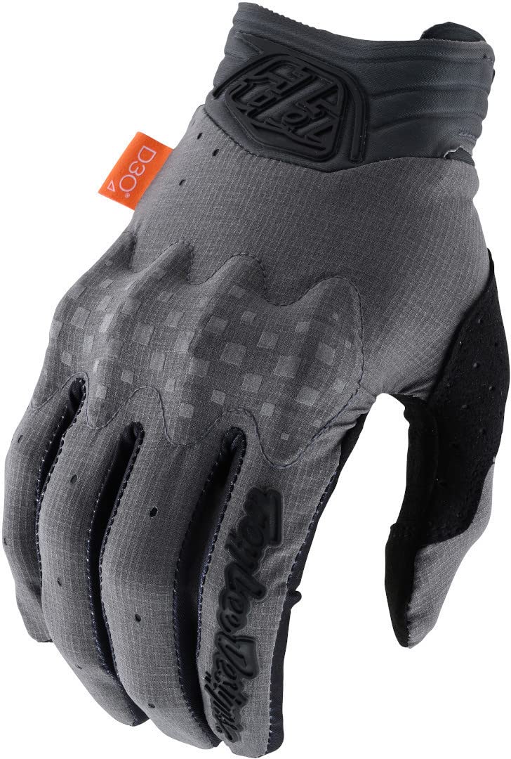 Troy Lee Designs Motocross Motorcycle Dirt Bike Racing Mountain Bicycle Riding Gloves, Gambit Glove (Charcoal, Small)