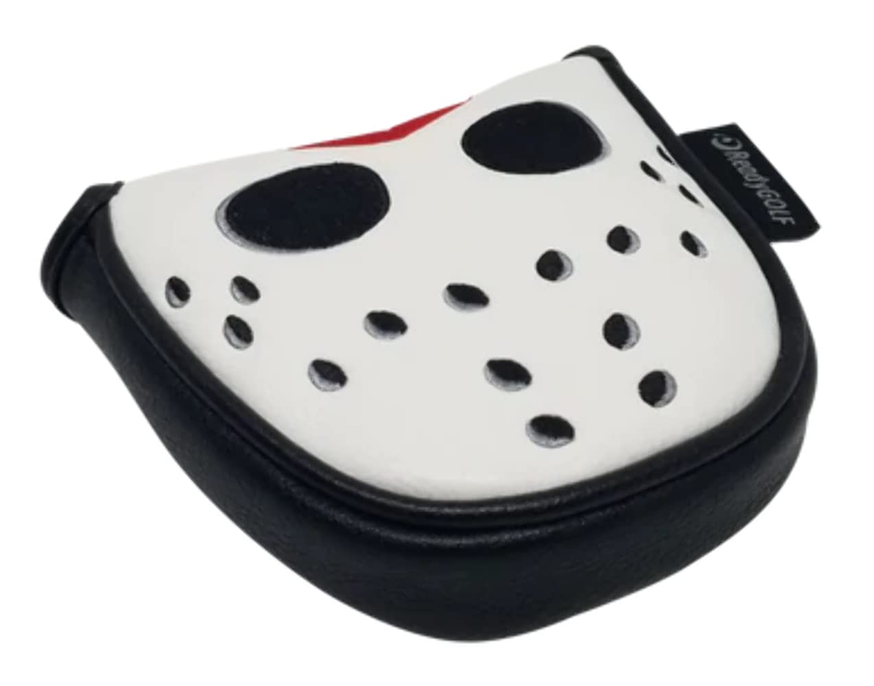 ReadyGOLF Hockey Goalie Mask Embroidered Putter Cover - Mallet