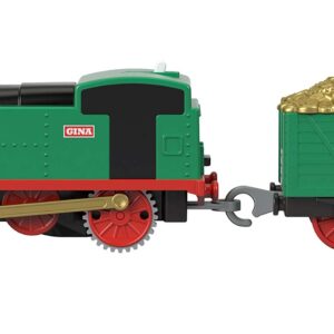 Thomas & Friends Trackmaster Gina, Motorized Toy Train Engine for preschoolers Ages 3 Years and Older, Model Number: GJX80