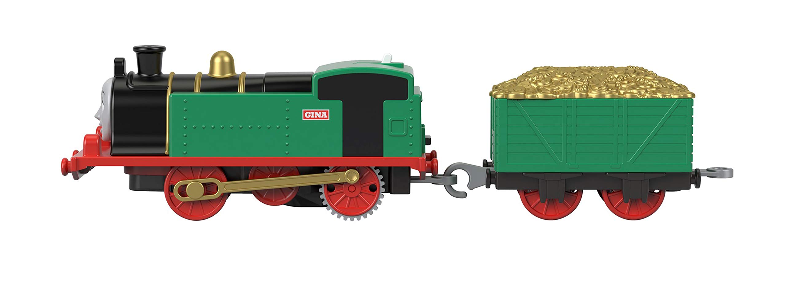 Thomas & Friends Trackmaster Gina, Motorized Toy Train Engine for preschoolers Ages 3 Years and Older, Model Number: GJX80