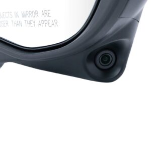 TRQ Mirror Power Heated Side View Camera Paint to Match RH Right Passenger Side for 2014-2017 Honda Odyssey EX & EX-L Models Only