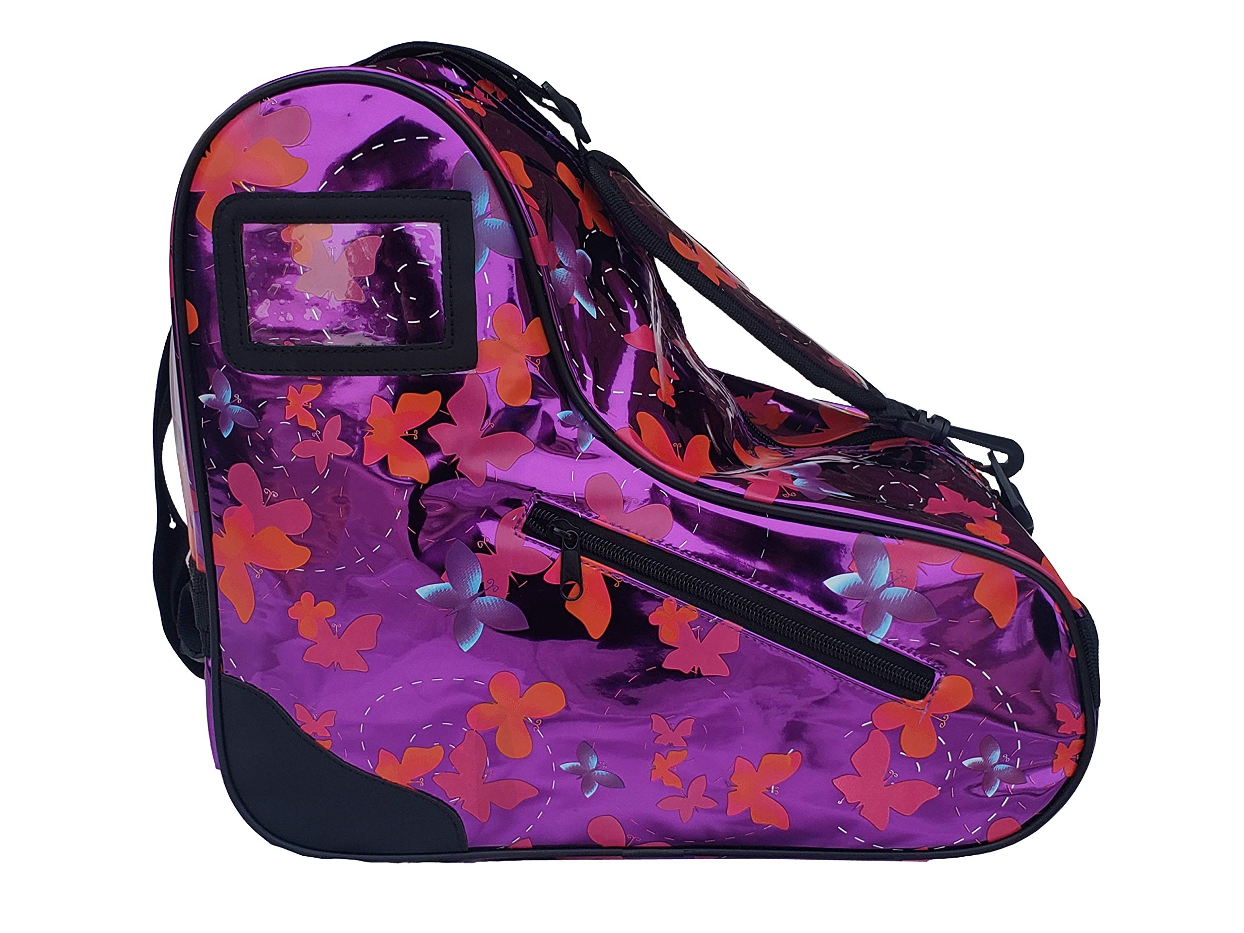 Epic Skates Butterfly Quad Roller Skate Bag,Purple