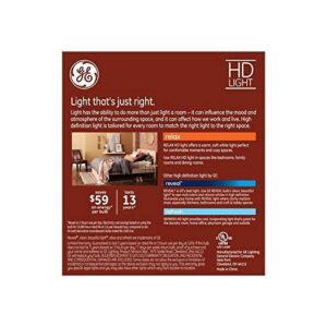 GE Relax 40-Watt EQ CA11 Soft White Dimmable Candle Bulb Light Bulb (3-Pack)