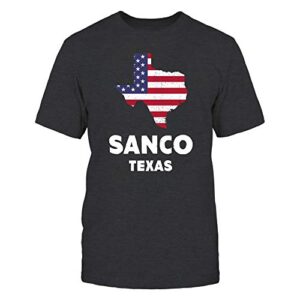 fanprint texas american flag sanco usa patriotic souvenir dark heather