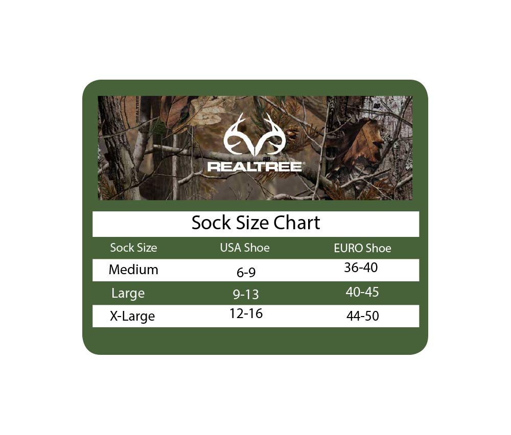 Realtree Mens Merino Wool Blend Boot Socks Fleece Beanie 1 Pair Pack Combo (Black/Lime, Men's Shoe Size 9-13 - Sock Size Large)