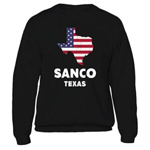 FanPrint Texas American Flag Sanco USA Patriotic Souvenir Black