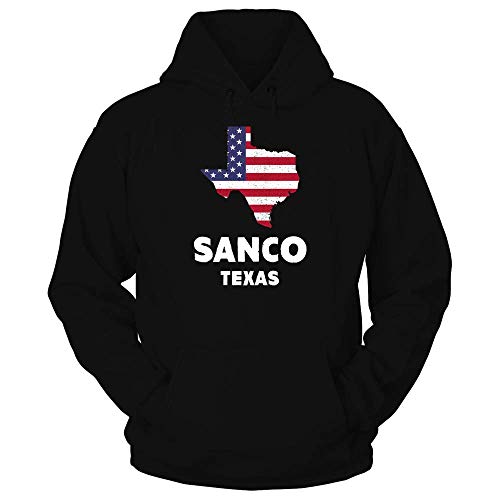 FanPrint Texas American Flag Sanco USA Patriotic Souvenir Black