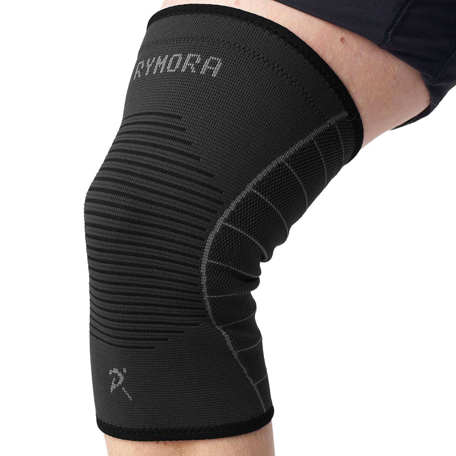 Rymora Knee Support Brace Compression Sleeves, Orthopedic Brace for Men and Women for Ligament Injury, Joint Pain Relief, Running, Arthritis, ACL, MCL, Sport (XL, Black, 1)