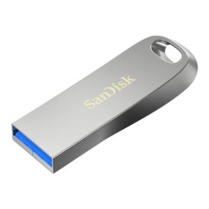 SanDisk 128GB Ultra Luxe USB 3.1 Flash Drive (Bulk 2 Pack) 150MB/s Speed 128 GB Pendrive Works with Computer, Laptop (SDCZ74-128G-G46) Bundle with (1) Everything But Stromboli Lanyard