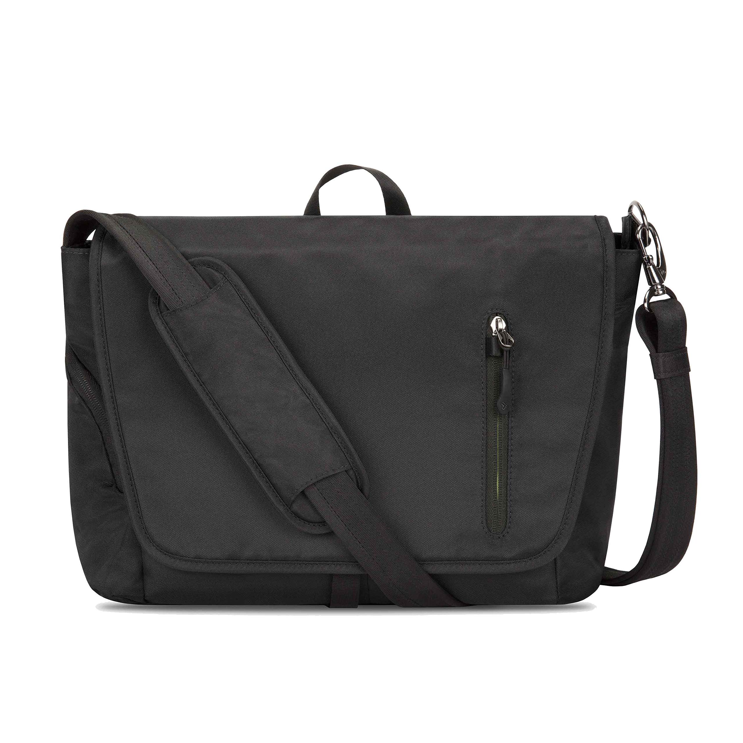 Travelon: Urban - Anti-Theft Messenger Bag - Black, 14 x 10.25 x 4.75