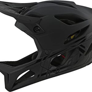 Troy Lee Designs Stage MIPS Stealth Full-Face Mountain Bike Helmet. Max Ventilation Lightweight EPP EPS Racing Downhill DH BMX MTB - Adult Men Women Unisex (Midnight, MD/LG)