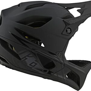 Troy Lee Designs Stage MIPS Stealth Full-Face Mountain Bike Helmet. Max Ventilation Lightweight EPP EPS Racing Downhill DH BMX MTB - Adult Men Women Unisex (Midnight, MD/LG)