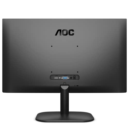 AOC 27B2H 68 cm (27 Zoll) Monitor (VGA, HDMI, 1920 x 1080 Auflösung, 75 Hertz, 5 ms Reaktionszeit) Schwarz