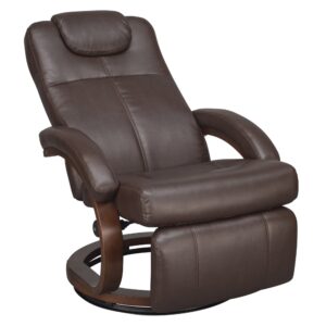 recpro charles 28" rv euro chair recliner modern design rv furniture (2, mahogany)