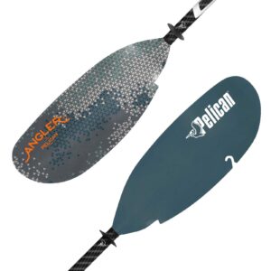 pelican the catch kayak paddle - adjustable fiberglass shaft with nylon blades - lightweight and adjustable perfect for kayak fishing - 98.5 in - artic blue