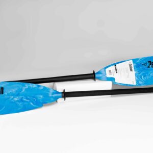 Pelican Poseidon Paddle 89 in - Aluminum Shaft with Reinforced Fiberglass Blades - Lightweight, Adjustable Kayaks Paddles - Perfect for Kayaking Boating & Kayak Fishing (Blue, 2020 Model)