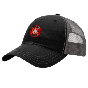 baseball cap wildland firefighter a embroidery cotton soft mesh cap snapback black charcoal design only