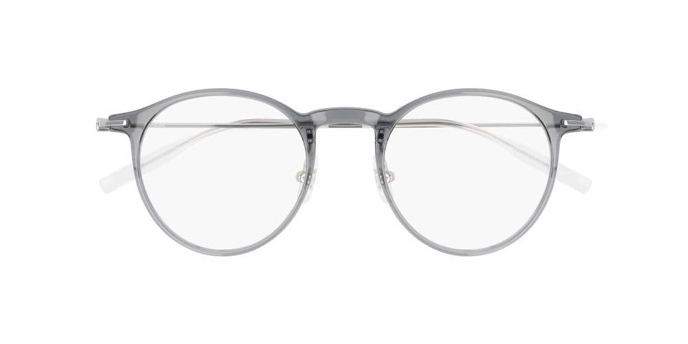 Montblanc Pantos Eyeglasses MB0099O 001 Gray/Silver/Transparent 48mm 0099