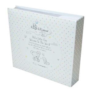 Widdle Celebrations Baby First Photo Album 4x6'' 200 Photos memo White Unisex Birthday Christening