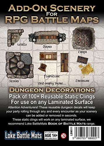 Loke Add-On Scenery for RPG Maps - Dungeon Decorations