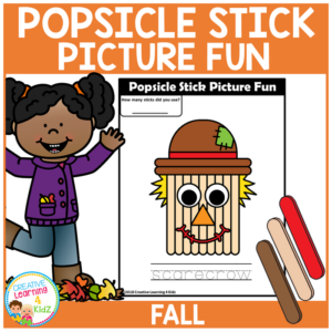 popsicle stick picture fun fall