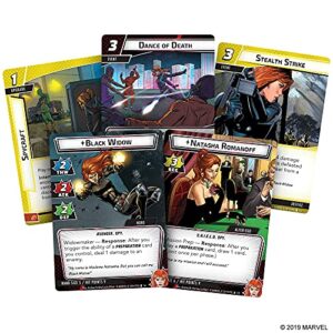 Marvel Champions The Card Game Black Widow HERO PACK - Superhero Strategy Game, Cooperative Game for Kids and Adults, Ages 14+, 1-4 Players, 45-90 Minute Playtime, Made by Fantasy Flight Games