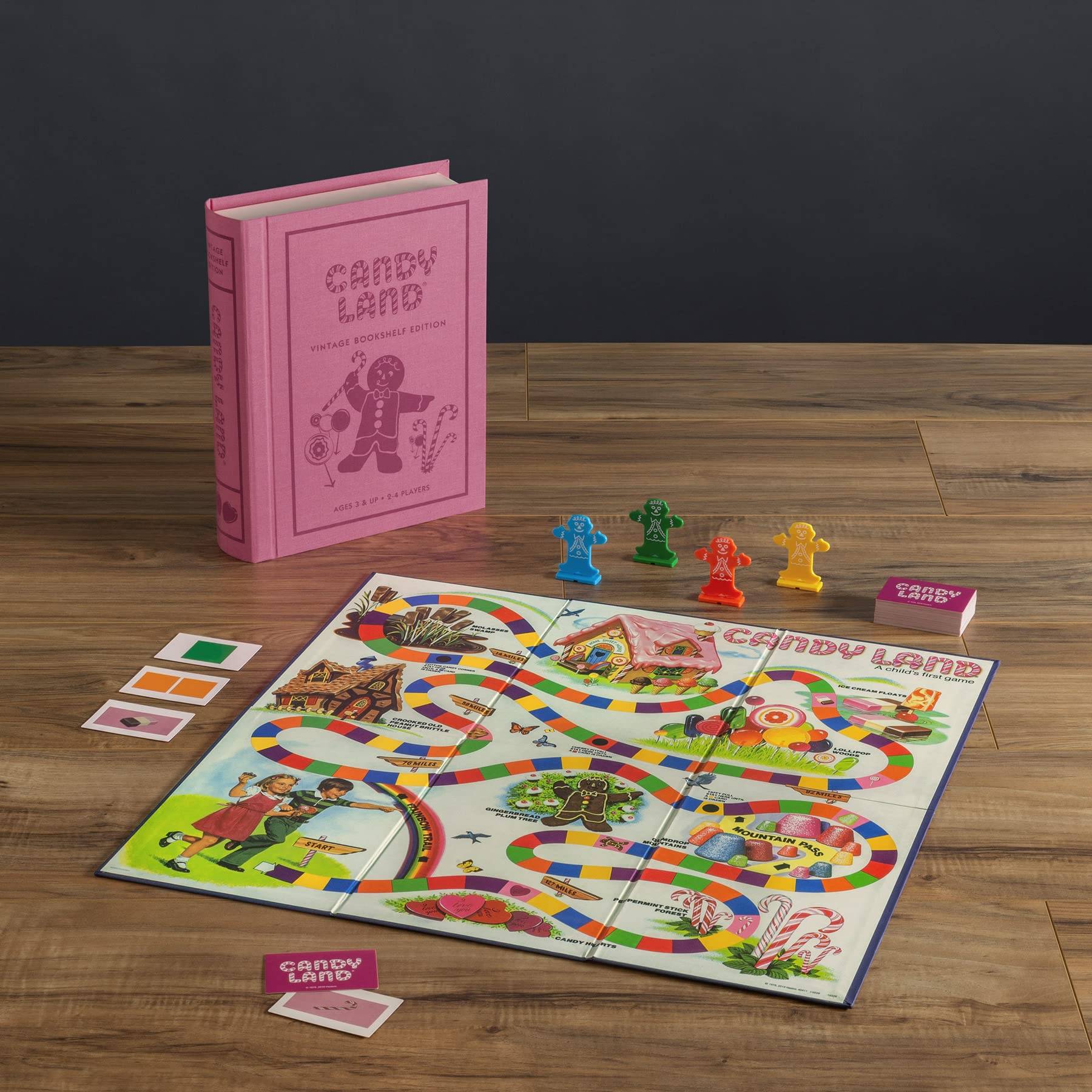 WS Game Company Candy Land Vintage Bookshelf Edition, Multi, For 2 to 4