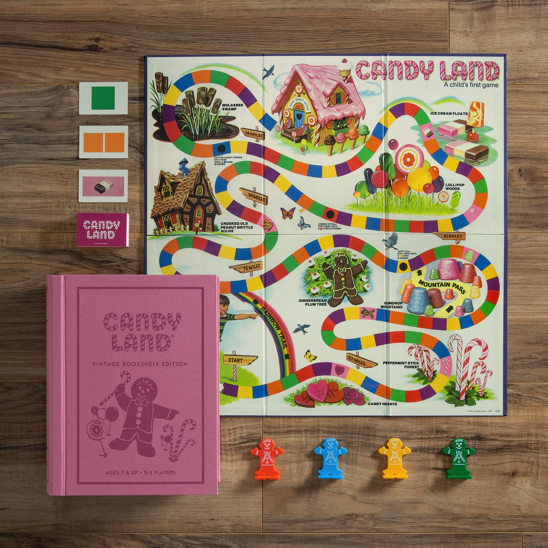 WS Game Company Candy Land Vintage Bookshelf Edition, Multi, For 2 to 4