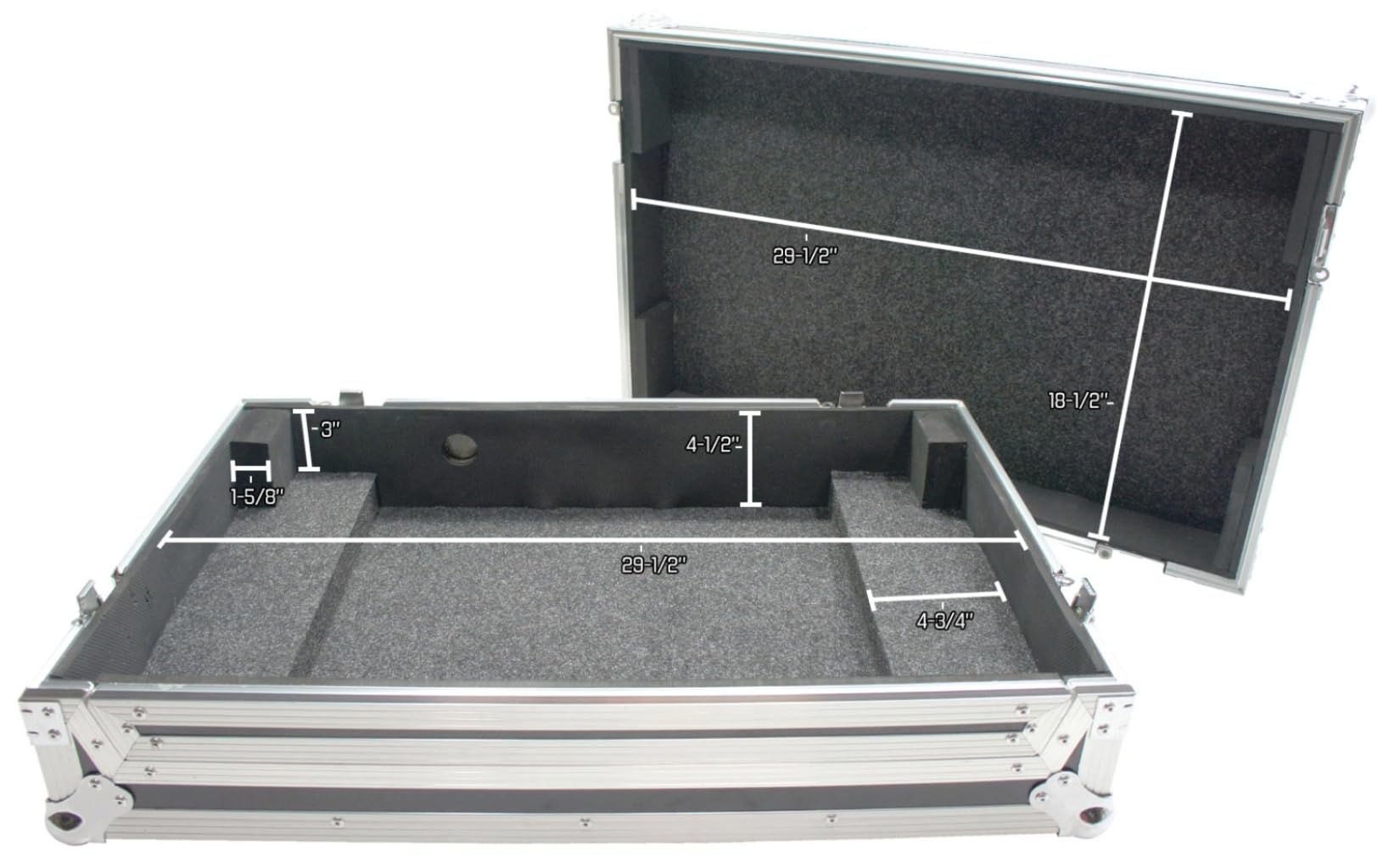 Harmony Audio Case HCXDJRX2 Flight Road DJ Case Compatible with Pioneer XDJ-RX2 Controller