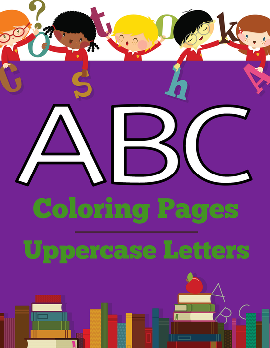 ABC Coloring Pages | Uppercase Letters, Printable